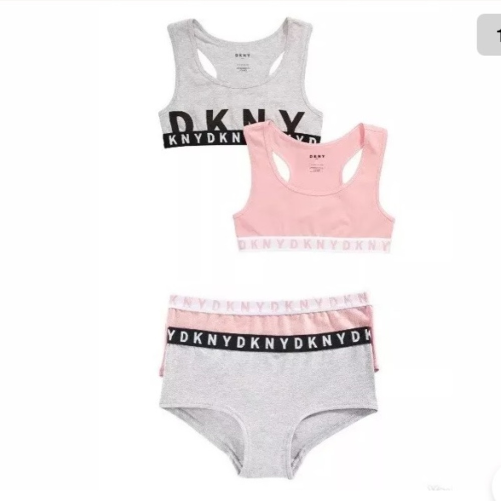 Girls DKNY 👙👩🏻 2pk Sports Bras & 2pk Underwear.